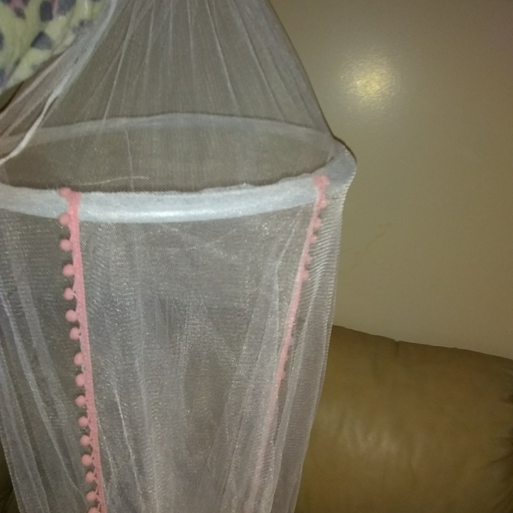Baby girls bed canopy